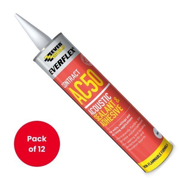 Everbuild Everflex AC50 Acoustic Sealant & Adhesive C4 - Next Day Express Delivery