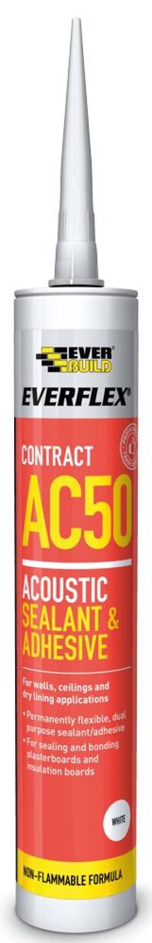 Everbuild Everflex Ac50 Acoustic Sealant & Adhesive 900ml