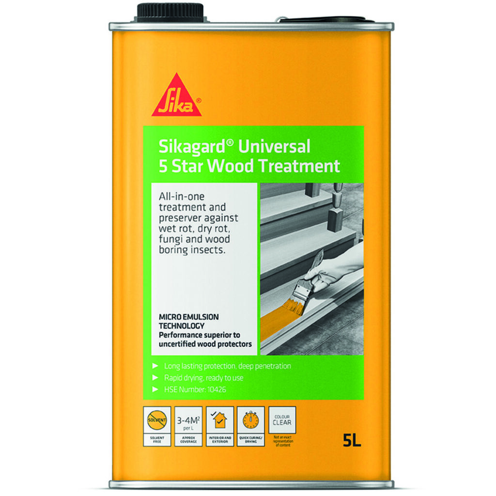 Sikagard Universal Wood Treatment 5 Star 5L