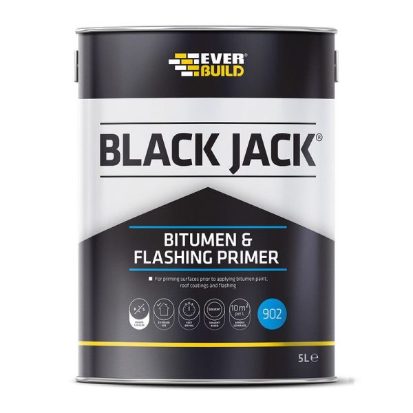 Everbuild Black Jack 902 Bitumen And Flashing Primer