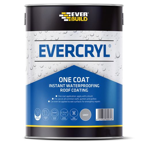 Evercryl One Coat Instant Waterproofing Roof Coating - 5kg