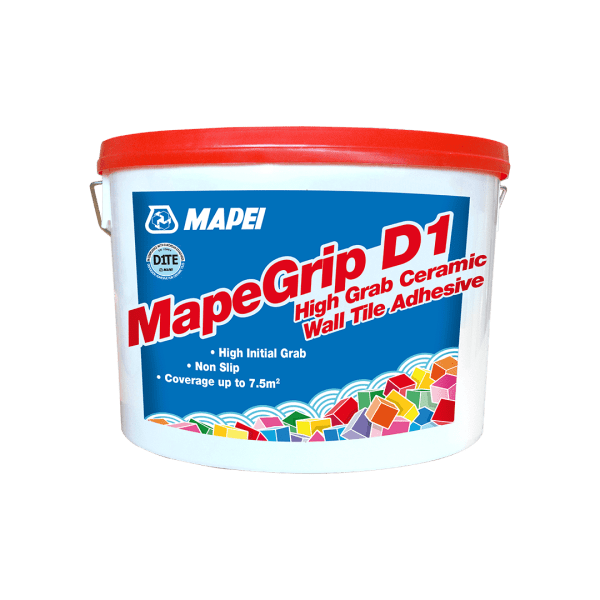 Mapei Mapegrip D1 High Grab Ceramic Wall Tile Adhesive