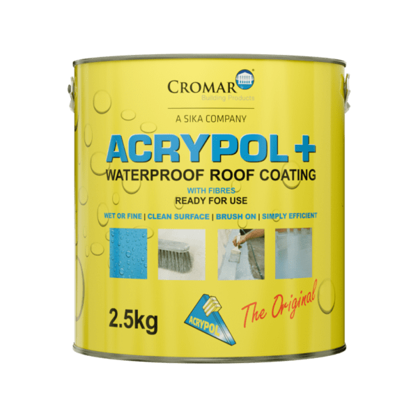 Acrypol Plus With Fibres Waterproof Roof Coating 2.5kg