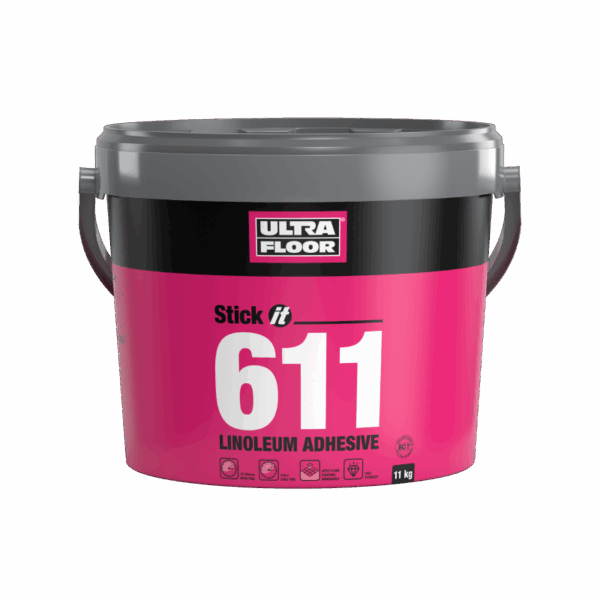 UltraFloor Stick It 611 Linoleum Adhesive – 11kg