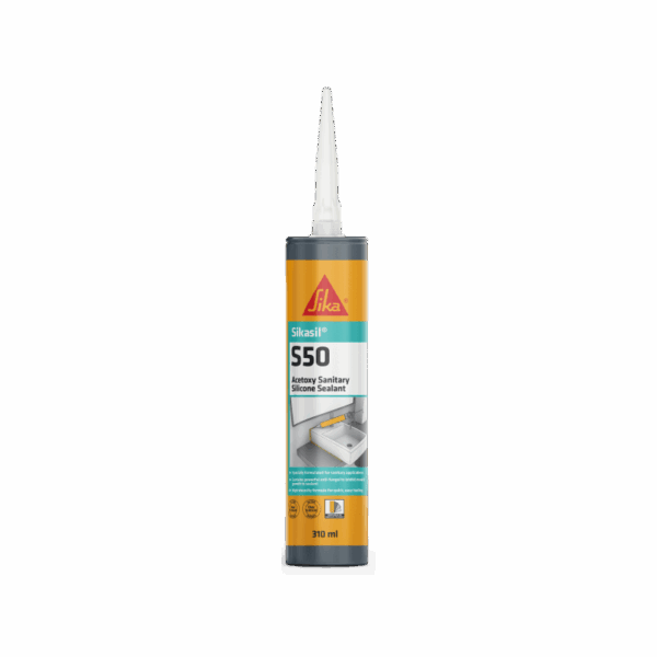 Sikasil S50 Mid Modulus Sanitary Silicone Sealant 310ml