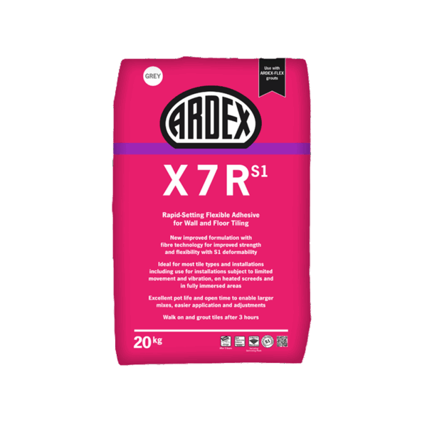 ARDEX X 7 R S1 Tile Adhesive 20kg Grey