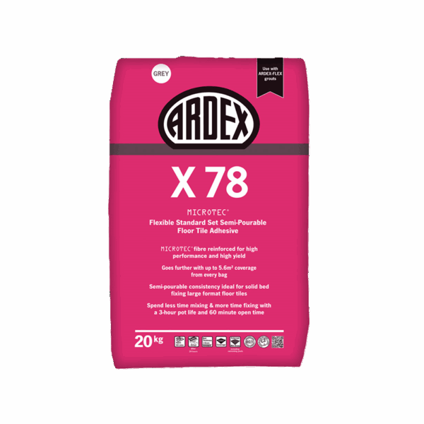 ARDEX X 78 Tile Adhesive 20kg Grey