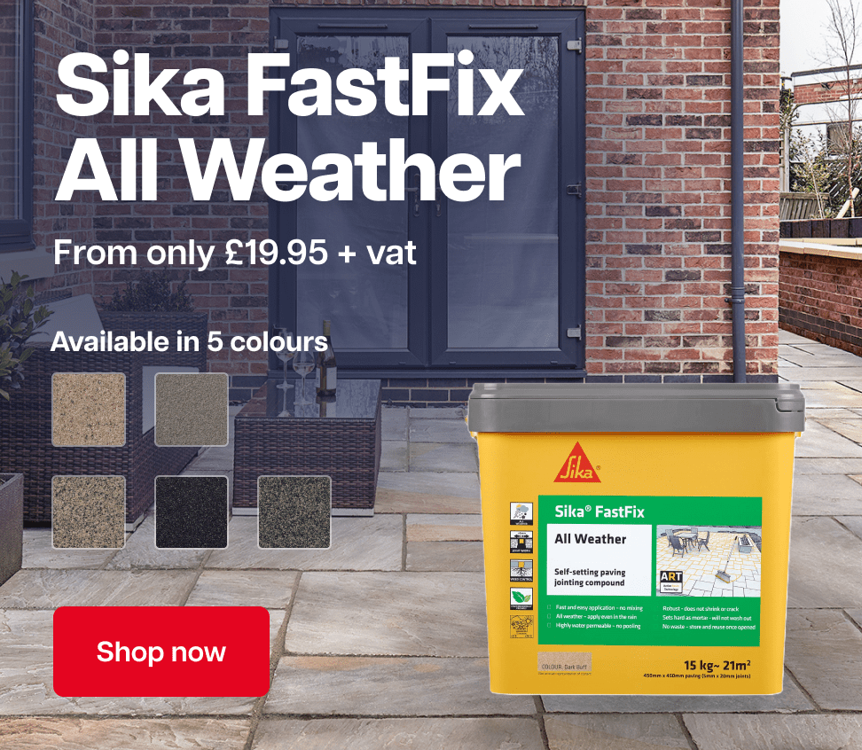 Sika FastFix All Weather Jointing Compound - Banner