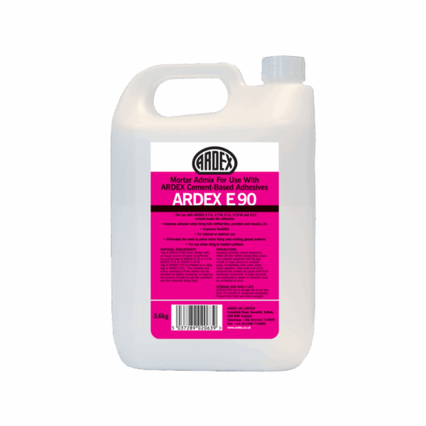 Ardex E90 Mortar Admix For Cement Based Adhesives 3.6kg