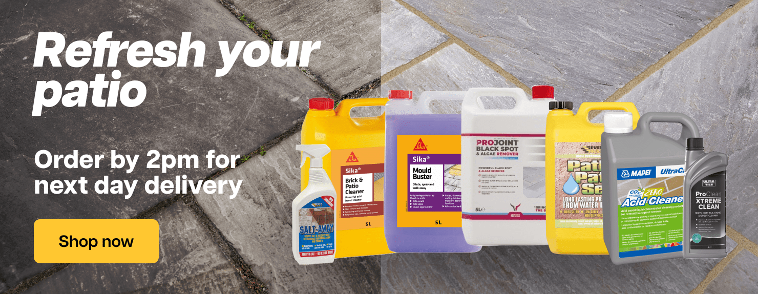 Solseal - Surface Cleaners and Treatments Patio Cleaners Sika Mould Buster ProJoint Black Spot and Algae Remover Everbuild 405 Patio and Path Sealer