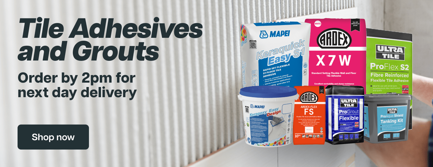Solseal - Tile Adhesives and Grouts Mapei Keraquick Easy S1 UltraTile ProFlex S2 Ardex X 7 W Mapei Kerapoxy Easy Design UltraTile ProAqua Shield Tanking Kit