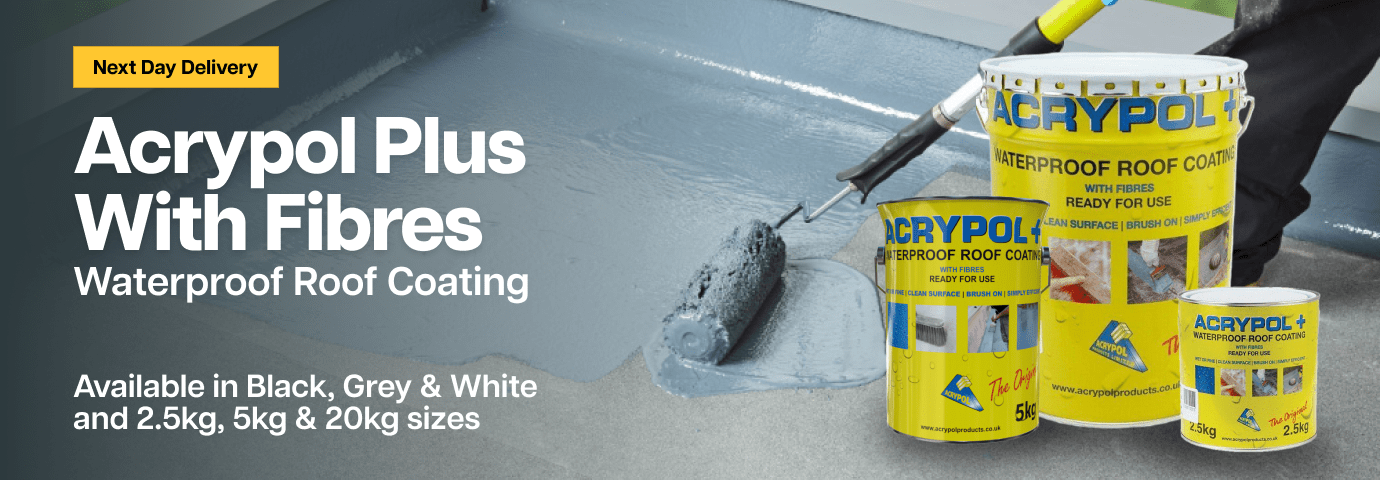 Acrypol Plus With Fibres Waterproof Roof Coating