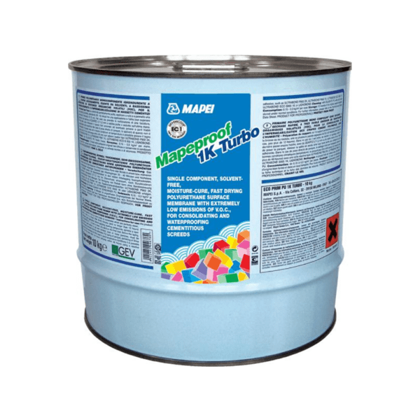 Mapei Mapeproof 1K Turbo Surface Membrane 10kg