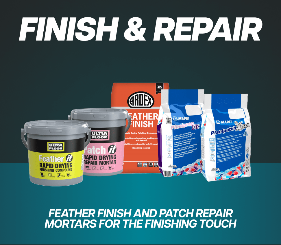 Solseal Finish and Repair Mortars Feather Finish and Patching Mortars
